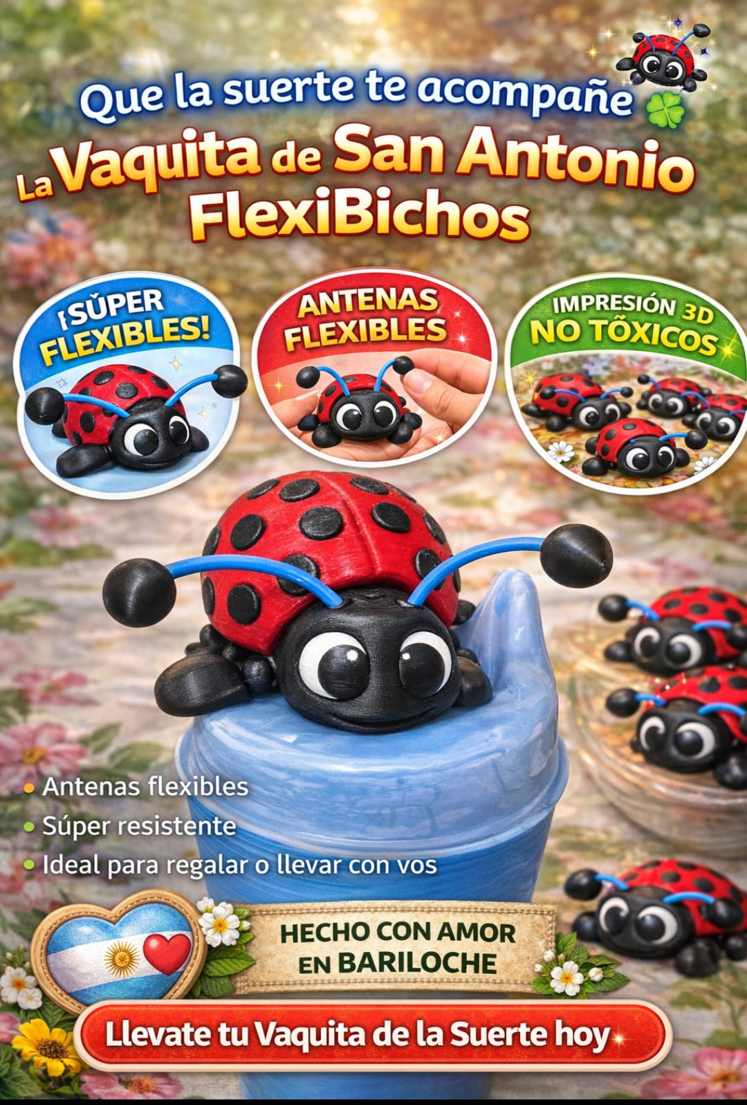 La Vaquita de San Antonio de la Suerte Flexibichos