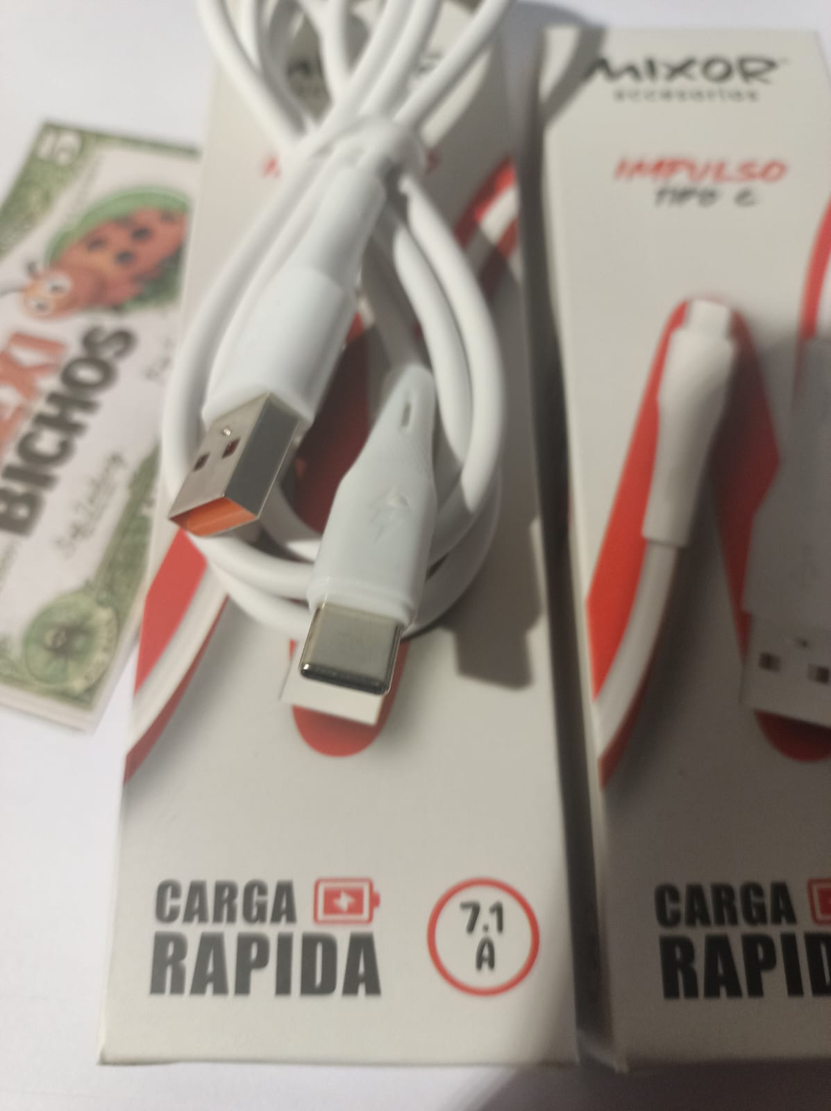 Cable carga rapida tipo C a USB 7.1A