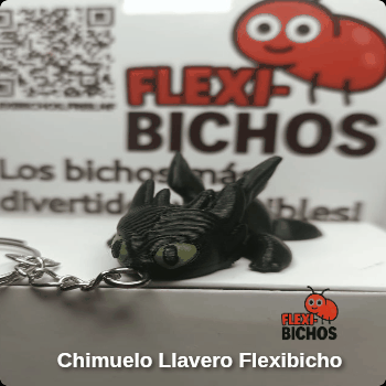 Chimuelo Llavero Flexibicho