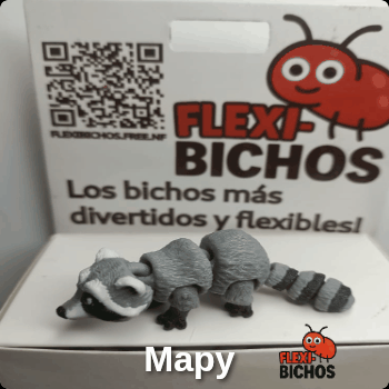 Mapy, el Mapache Flexibicho